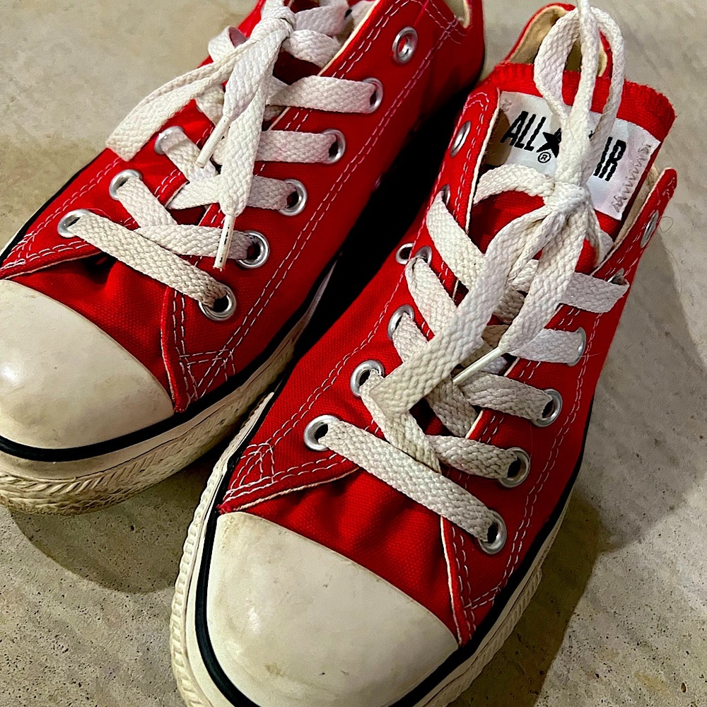 Red Unisex Converse